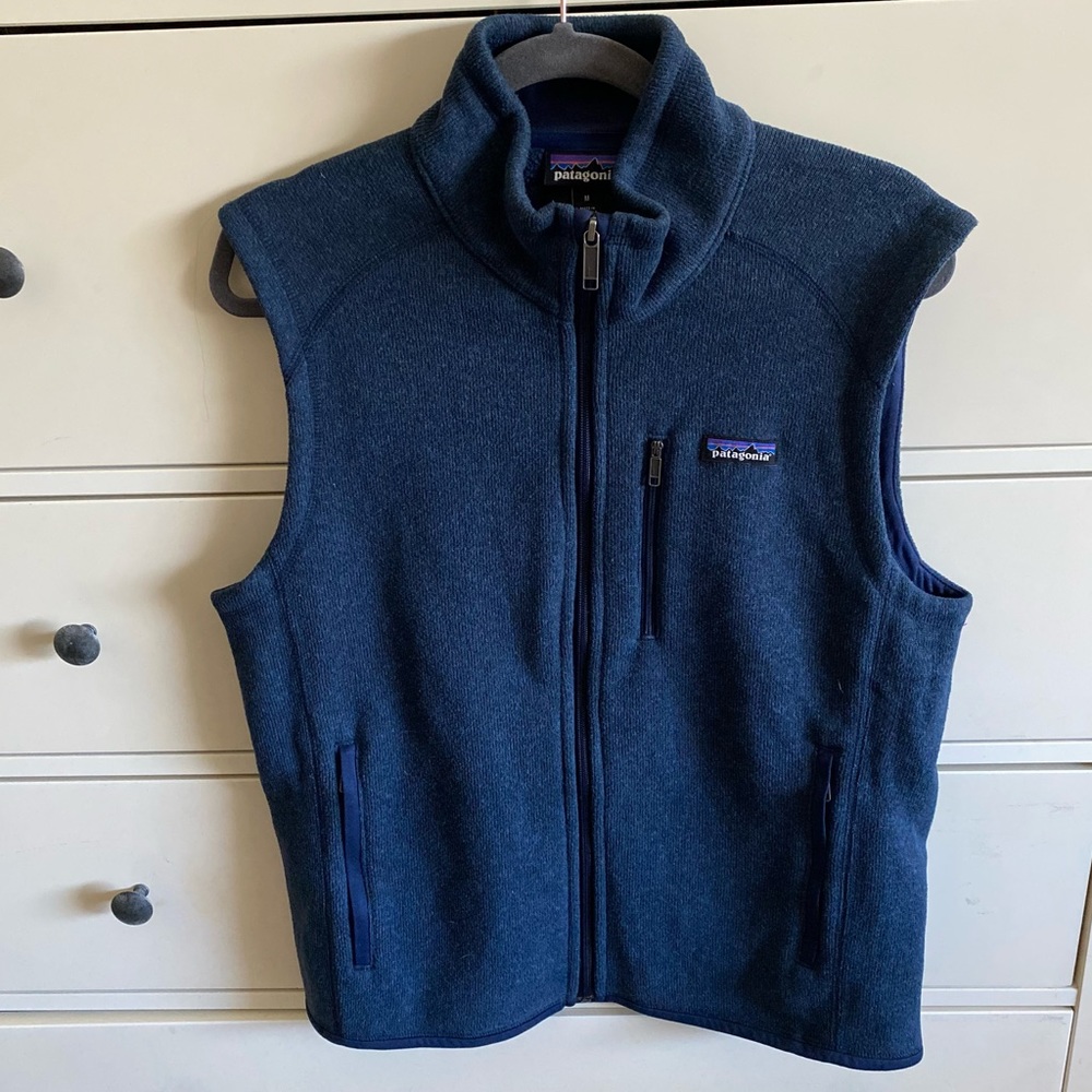 Patagonia Dark Navy Fleece Vest